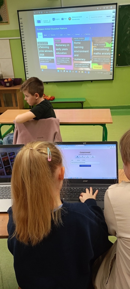 KLASY 2B I 2C REALIZUJĄ PROGRAM ETWINNING AL KIDS – SZTUCZNA INTELIGENCJA DLA DZ...