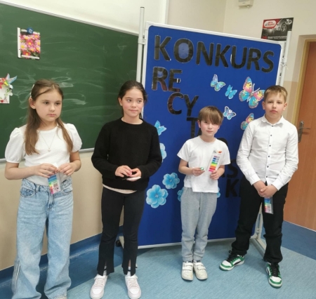 KONKURS RECYTATORSKI W KLASIE 3A